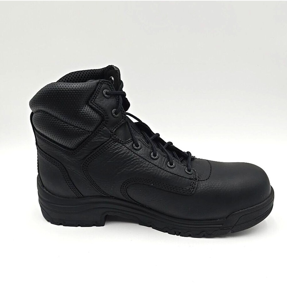 Timberland PRO Titan 6" Composite Safety Toe Men's 13 W Black Boot - Picture 9 of 14